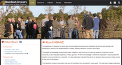 Desktop Screenshot of hazelnut-growers.org.nz